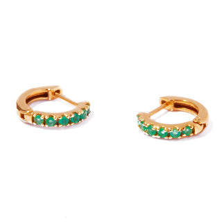 【受注商品】embrace emerald pierce