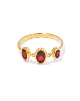 pilgrim ring garnet