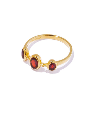 pilgrim ring garnet
