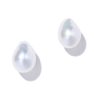 organic pearl stud pierce WH