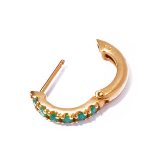 【受注商品】embrace emerald pierce