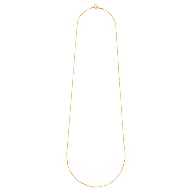 mile stone long necklace