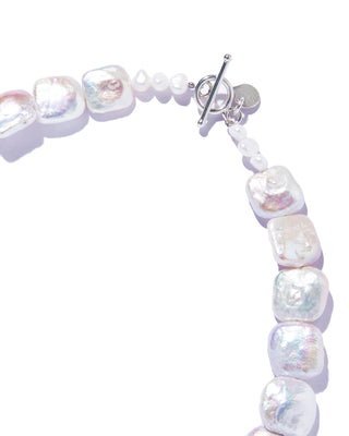 cube pearl necklace