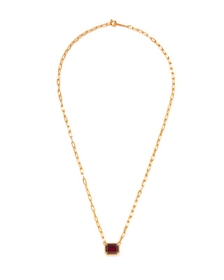 recto garnet necklace