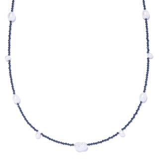 ancient pearl long necklace