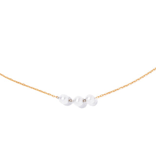 adjustable 3pearl necklace