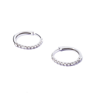 hoop diamond pierce
