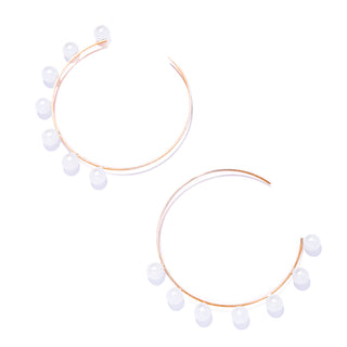 flotter pearl hoop pierce M