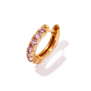 【受注商品】embrace pink sapphire pierce