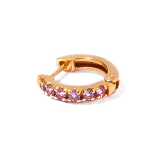【受注商品】embrace pink sapphire pierce