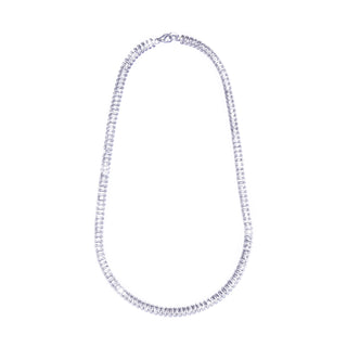 princess baguette necklace
