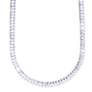 princess baguette long necklace