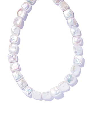 cube pearl necklace