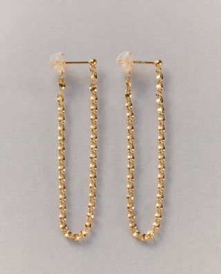 K18 aria drape long pierce