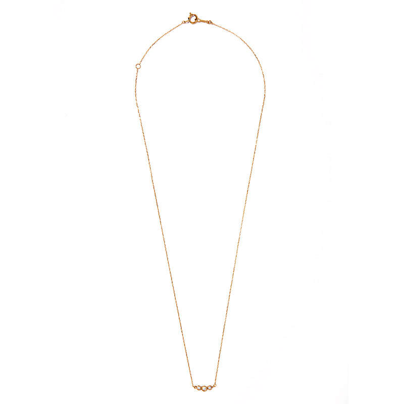 three diamond necklace – les bon bon Online store