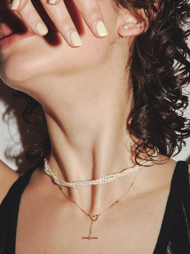 pearl emotion necklace – les bon bon Online store