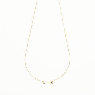 float diamond necklace