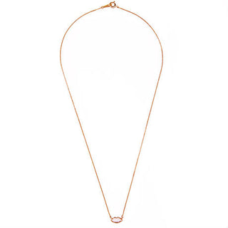 petite lip necklace