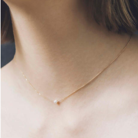 petite pearl necklace
