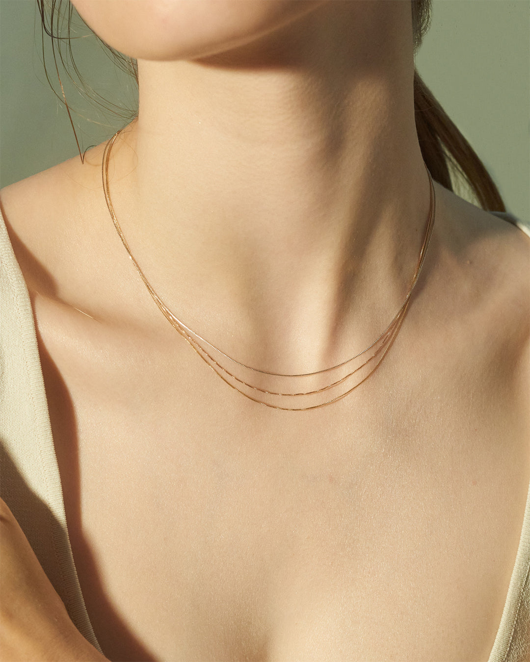 Sophie Necklace White Gold