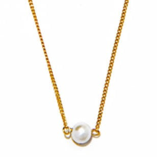 petite pearl necklace – les bon bon Online store