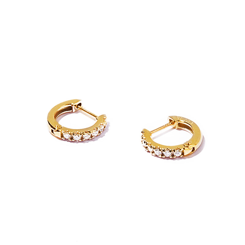 two face diamond pierce YG – les bon bon Online store