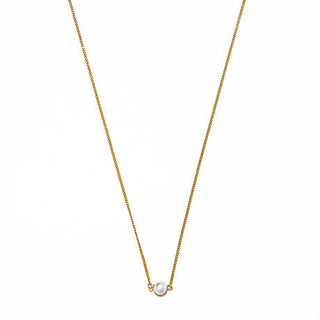 petite pearl necklace