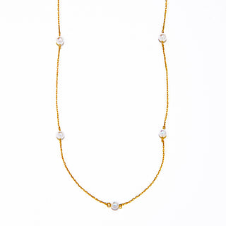 dot pearl necklace