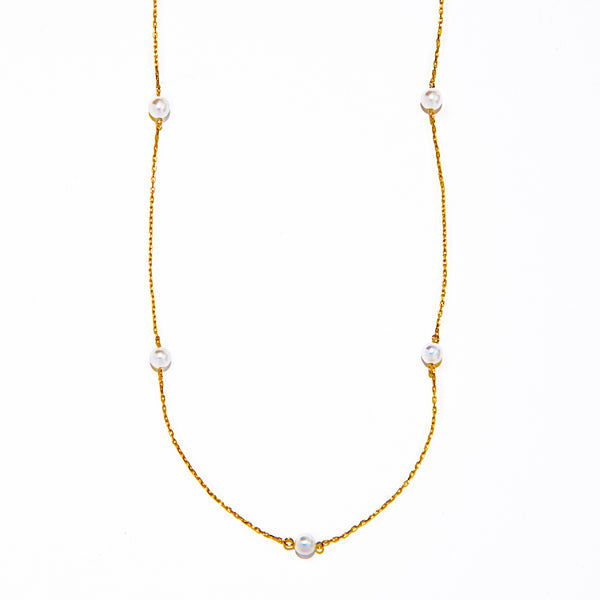 dot pearl necklace