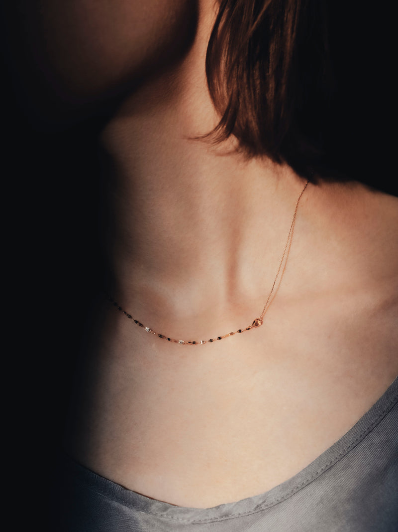 float side necklace