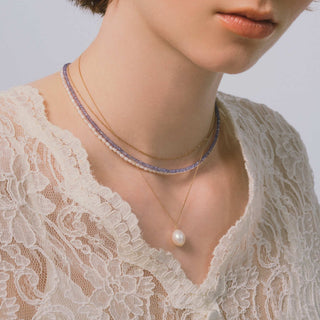 blanc pearl choker