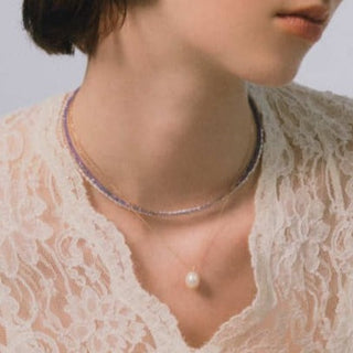 blanc pearl choker