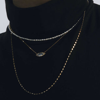 blanc pearl choker