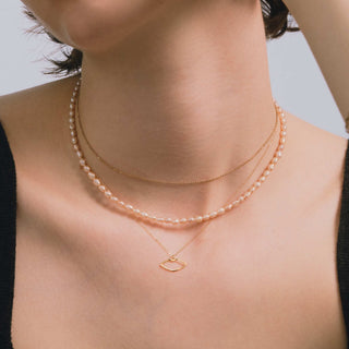 rose pearl choker