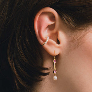 lily of the valley earcuff