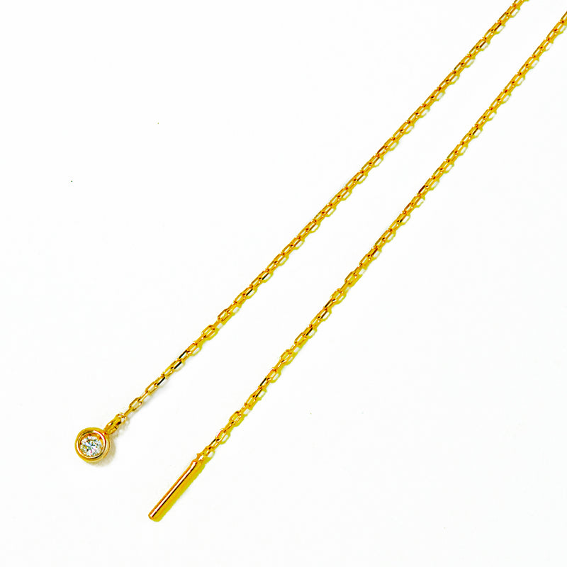 diamond long chain pierce(single)