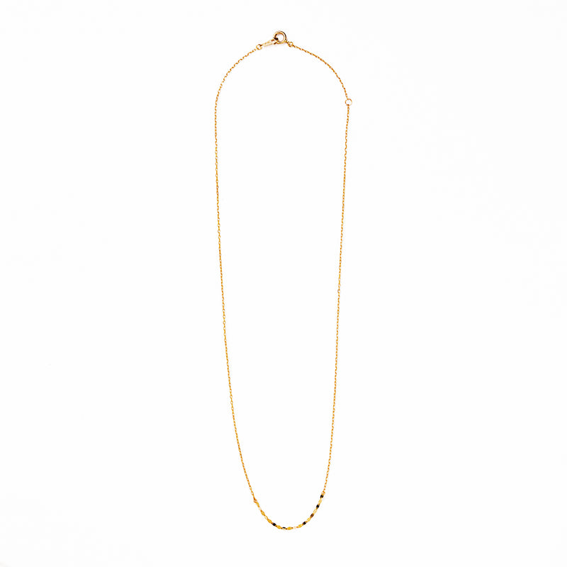 drop victoria necklace / yellow gold