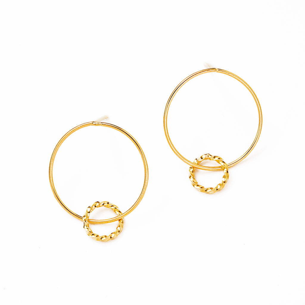 double hoop pierce – les bon bon Online store