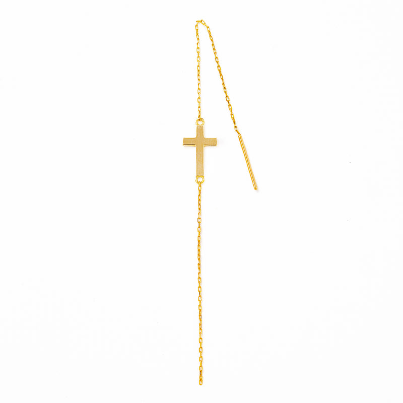 cross chain pierce (single)