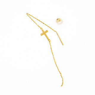 cross chain pierce (single)