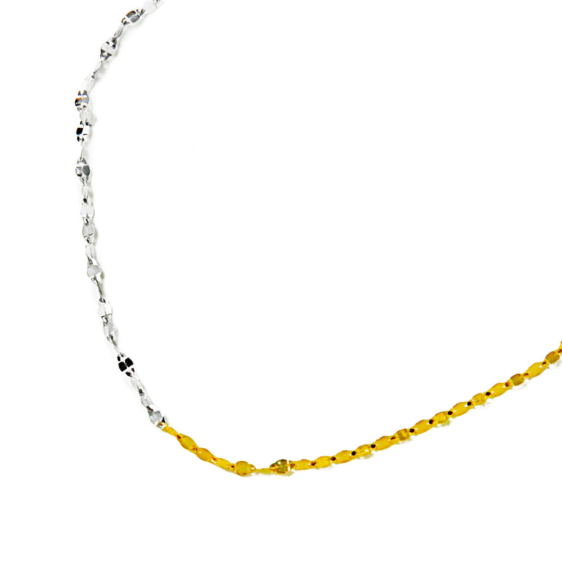 victoria double bracelet / yellow gold × white gold